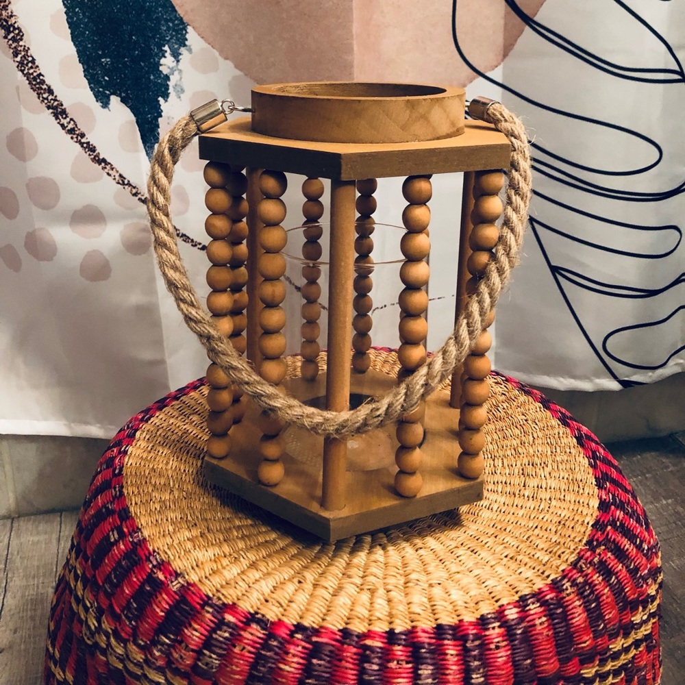 Wood lantern